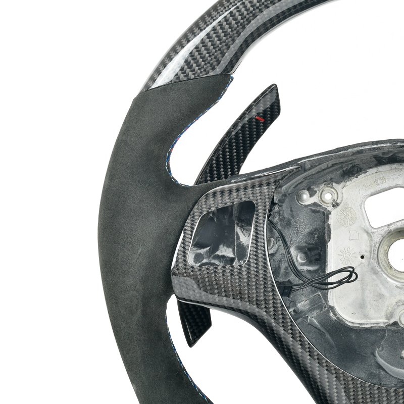 Customized 100% Real Carbon Fiber Car Steering Wheel For BMW 3 Series E82 E84 E87 E90 E92 E93