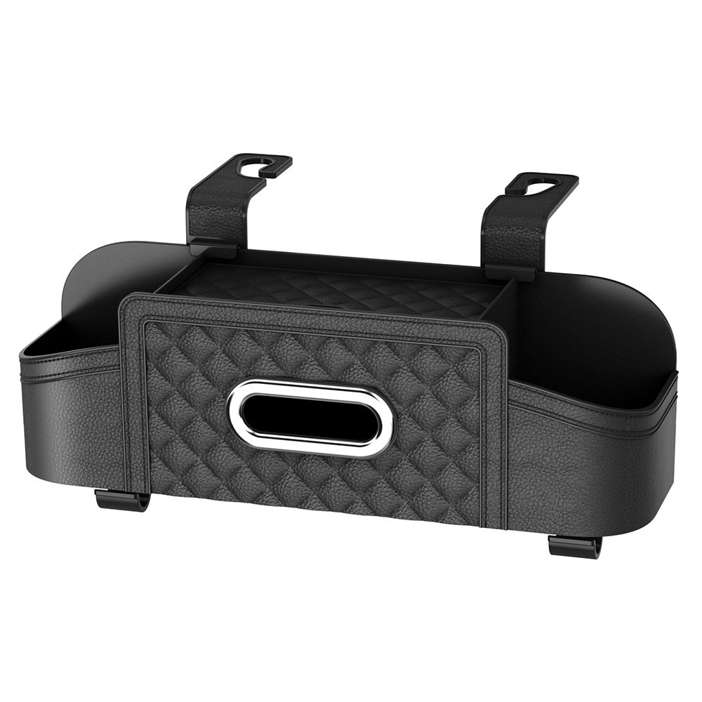 2024 Mitsubishi Pajero Montero Shogun 2006-2020 Leather Material Car Floor Mats Front Position V80 4 Car Seat Back Storage Box