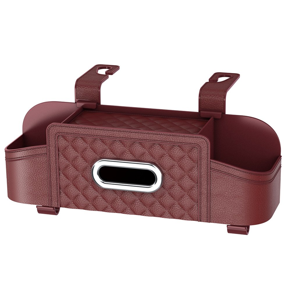 2024 Mitsubishi Pajero Montero Shogun 2006-2020 Leather Material Car Floor Mats Front Position V80 4 Car Seat Back Storage Box