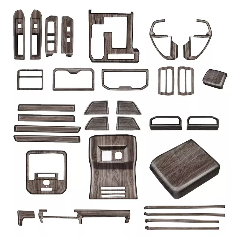 32PCS Car Interior Kit Water Cup Gear Shift Cover Trim Car Center Console Armrest Box Cover Fits for Toyota Tacoma 2024 2025
