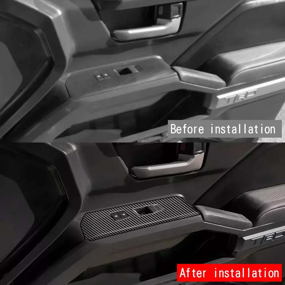 32PCS Car Interior Kit Water Cup Gear Shift Cover Trim Car Center Console Armrest Box Cover Fits for Toyota Tacoma 2024 2025