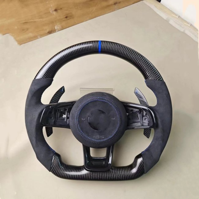 Car part racing carbon fiber steering wheel for VW Golf Passat Magotan jetta Mk7 GTI/R/GTS/GTD fancy performance Scirocco