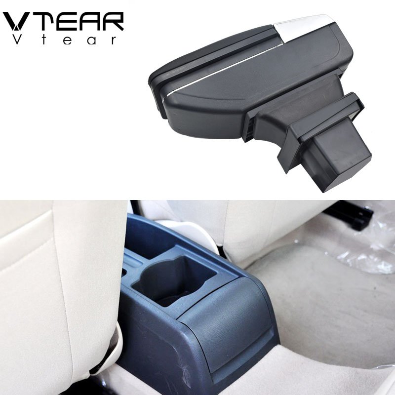 Vtear Armrest Interior Center Console Storage Box Arm Rest Car-Styling Decoration Accessories Parts for Skoda Octavia A5