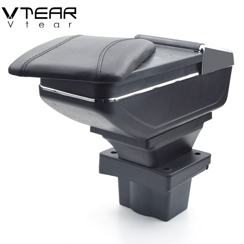 Vtear Armrest Interior Center Console Storage Box Arm Rest Car-Styling Decoration Accessories Parts for Skoda Octavia A5