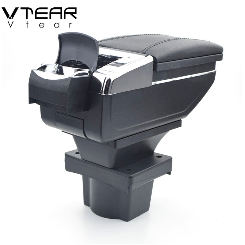 Vtear Armrest Interior Center Console Storage Box Arm Rest Car-Styling Decoration Accessories Parts for Skoda Octavia A5