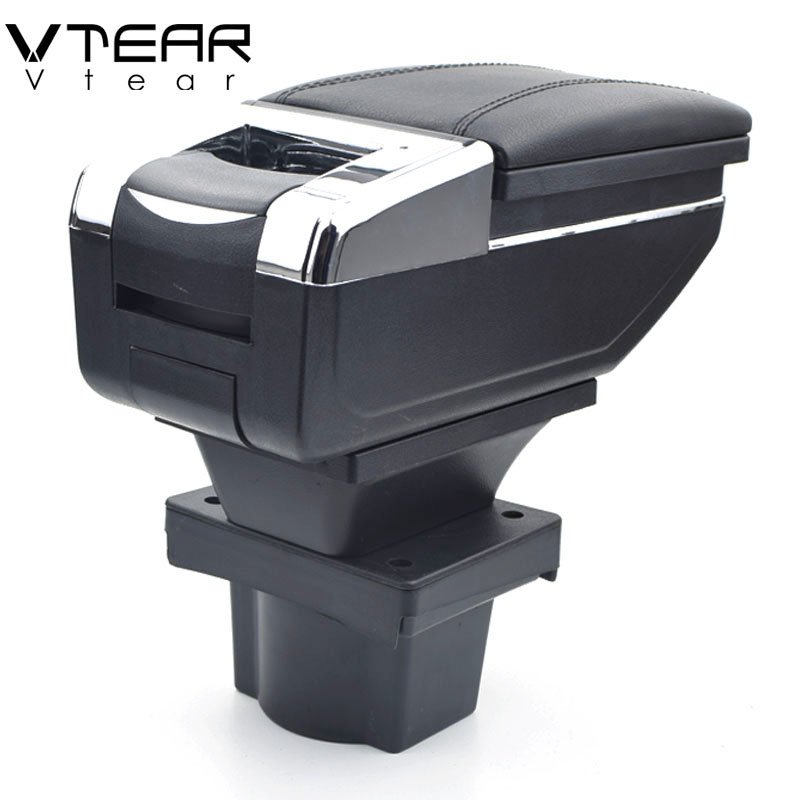Vtear Armrest Interior Center Console Storage Box Arm Rest Car-Styling Decoration Accessories Parts for Skoda Octavia A5