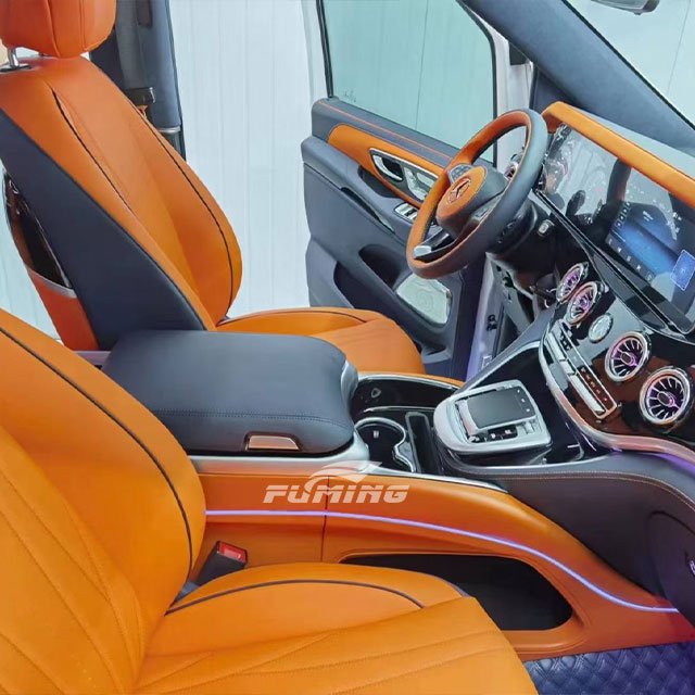 Suitable for Mercedes Benz V-Class W447 Center Console Modified Armrest Box V260 Refrigerator With Touch Screen Model