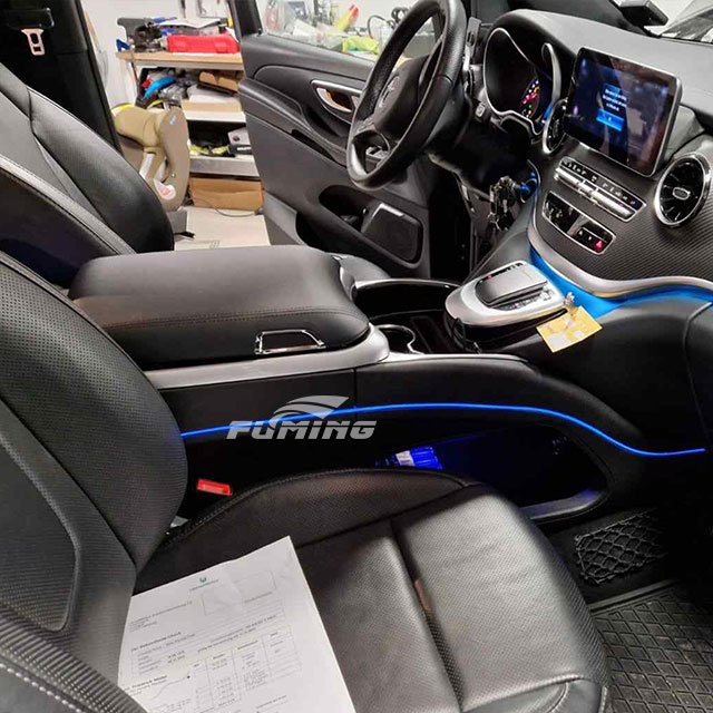 Suitable for Mercedes Benz V-Class W447 Center Console Modified Armrest Box V260 Refrigerator With Touch Screen Model