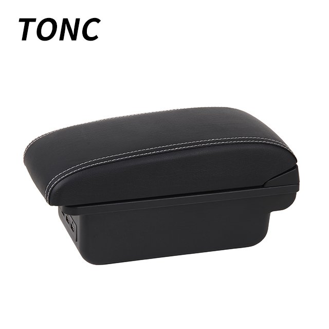 TONC for PEUGEOT 206 Car Interior Parts Multifunctional Car Center Armrest Box Adjustable Armrest Console with USB Auto Parts
