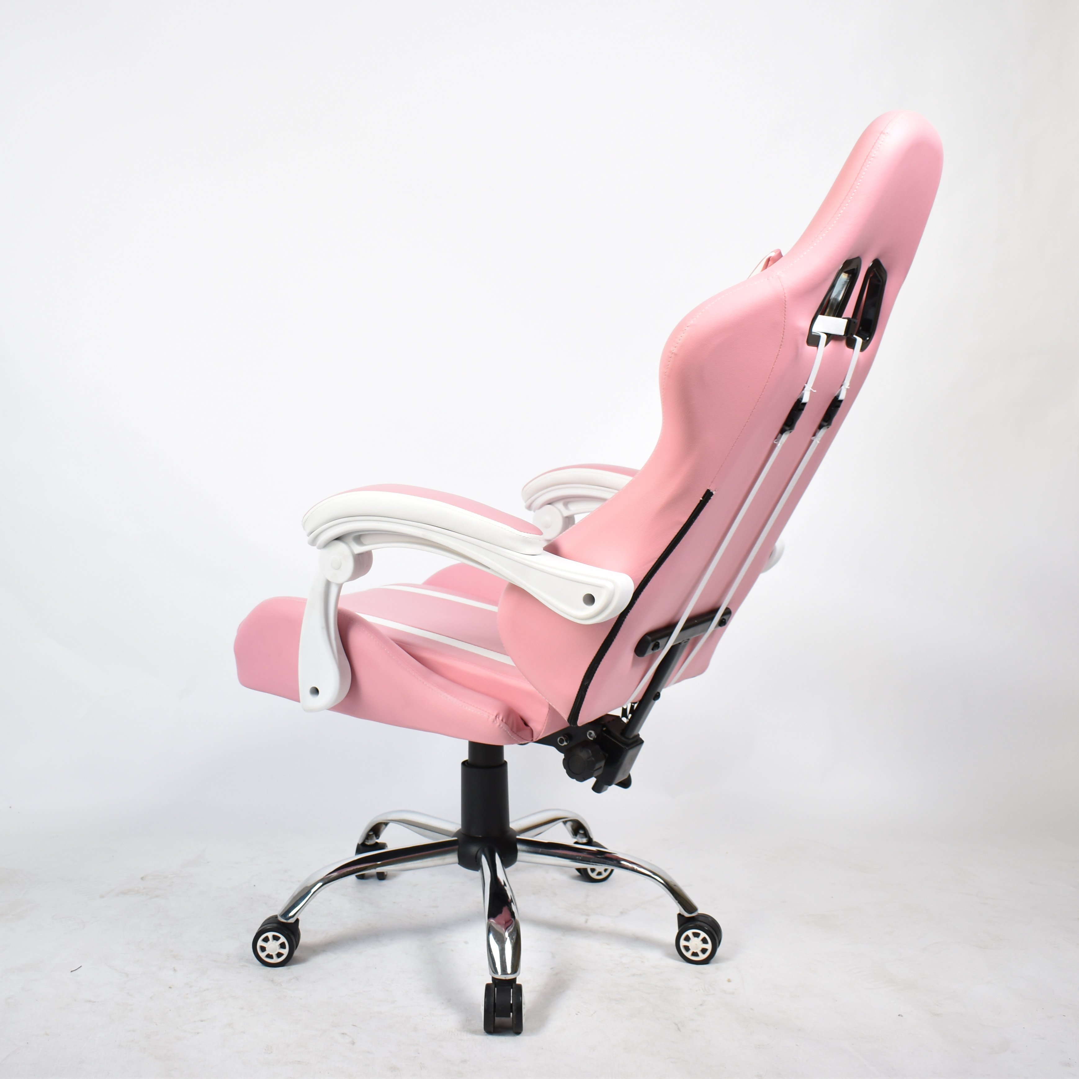 Tall Girl Wheel Chair Bedroom Office Computer Armchair Lovely Ergonomics Pink Gaming Chair