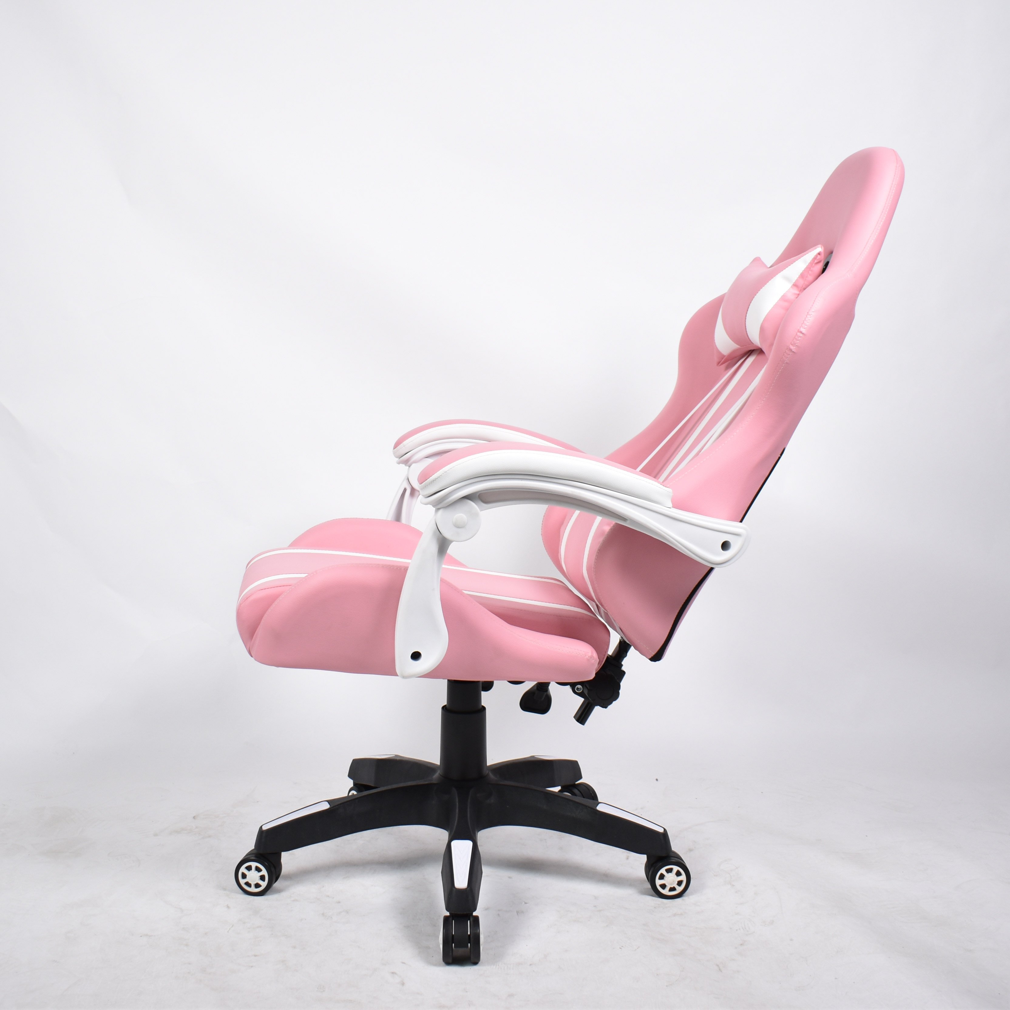 Tall Girl Wheel Chair Bedroom Office Computer Armchair Lovely Ergonomics Pink Gaming Chair