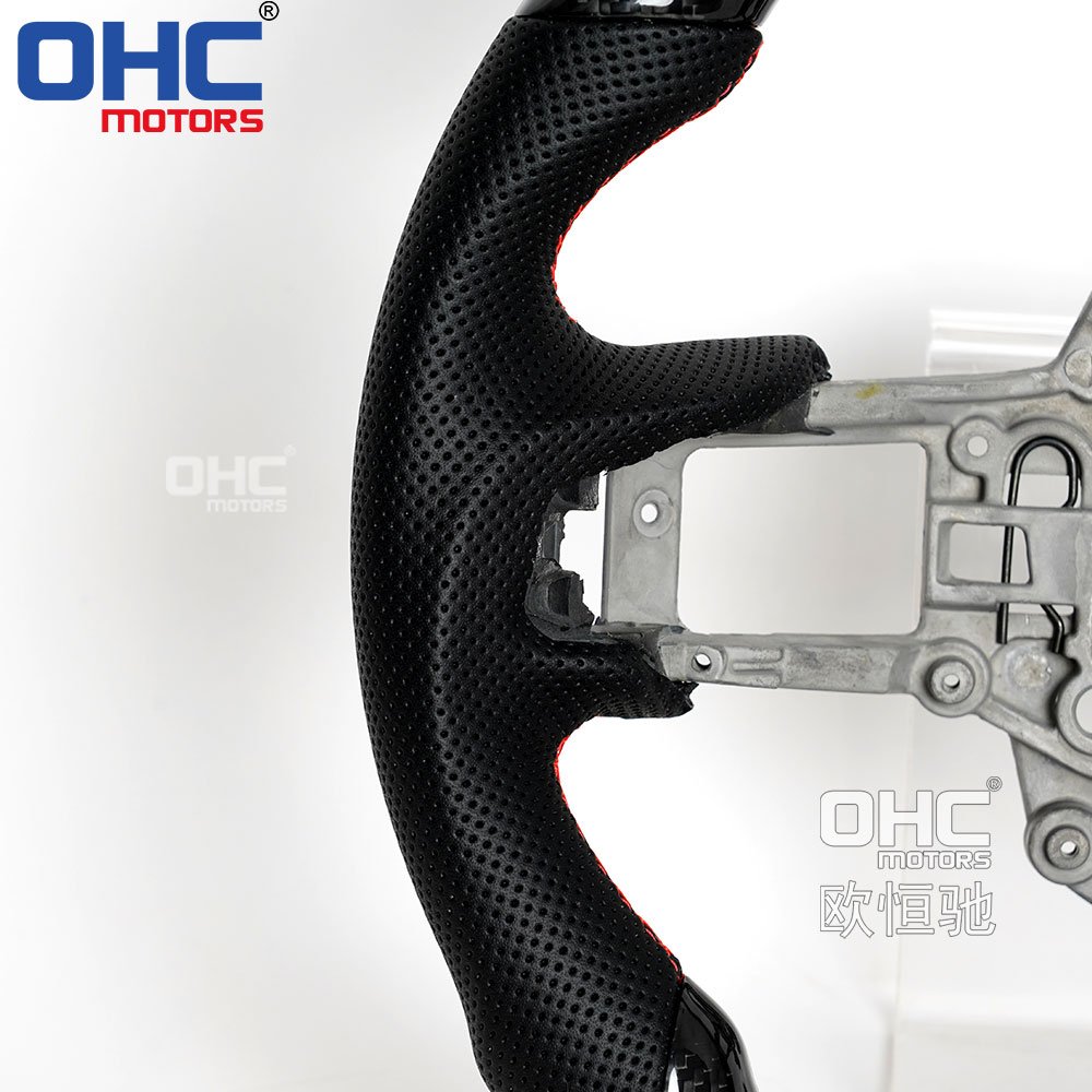 OHC MOTORS Steering Wheels For Ford Mustang gt ecoboost 2015 2016 2017 Carbon Fiber Steering Wheel