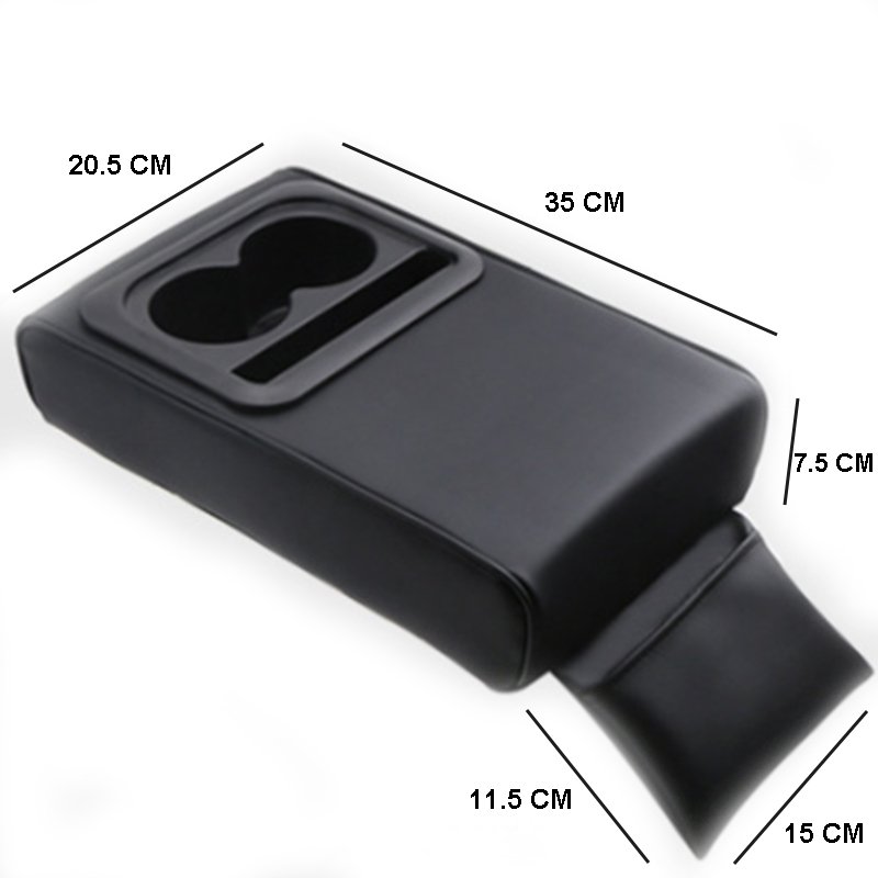 Multifunction Car Armrest Cushion With Cup Phone Holder