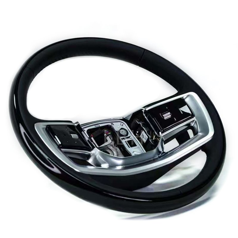 Car New Style Black/Red Peach Wood Steering Wheel Assembly fit for 2013-2017 Land Rover Range Rover Vogue Upgrades 2023 L460