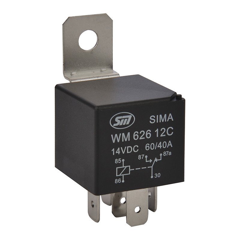 Auto Relays 4/5 Pin NO/NC Car Automotive Relay with Metal Bracket 40A WM626