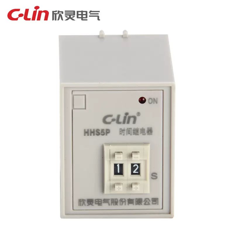Authentic Original C-Lin Delay Time Relay HHS5P AC380V AC220V DC24V 9.9S 99S 99M 9.99S 99.9S 999S