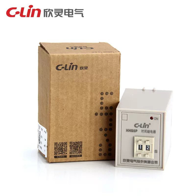 Authentic Original C-Lin Delay Time Relay HHS5P AC380V AC220V DC24V 9.9S 99S 99M 9.99S 99.9S 999S