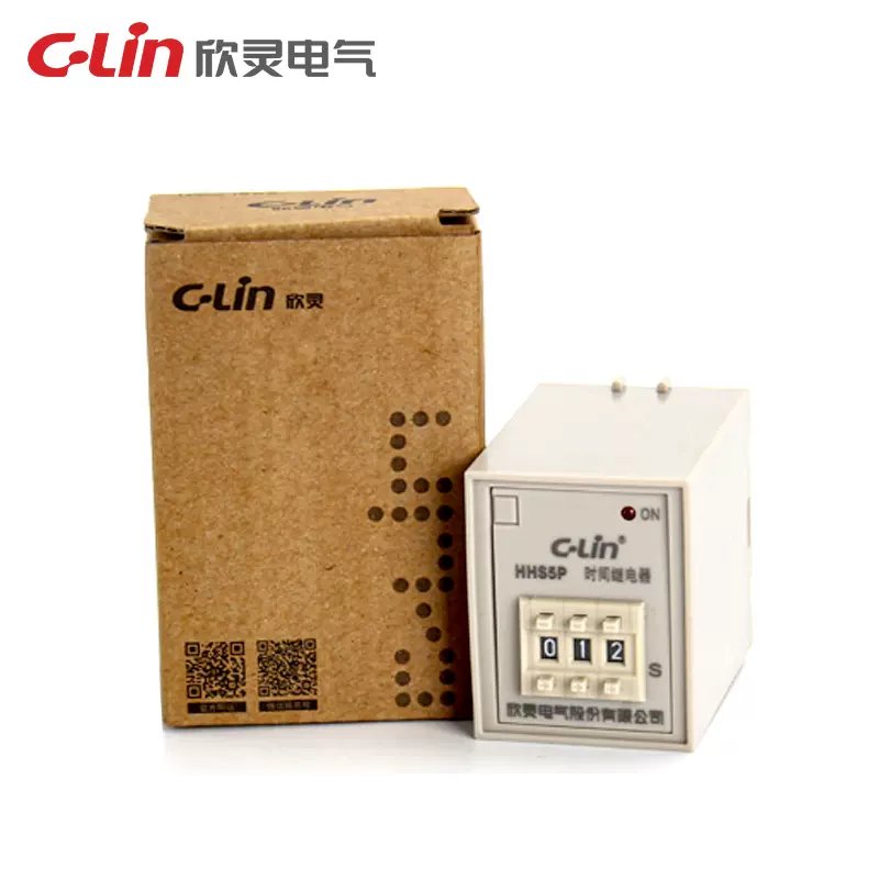 Authentic Original C-Lin Delay Time Relay HHS5P AC380V AC220V DC24V 9.9S 99S 99M 9.99S 99.9S 999S