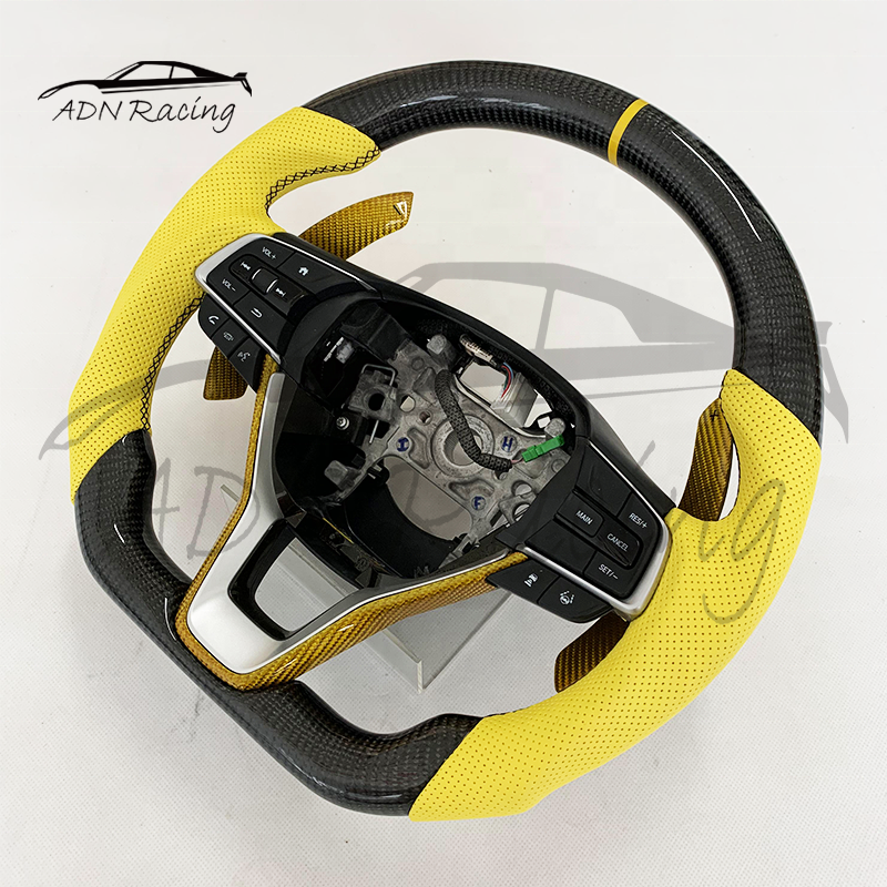 For HONDA Accord 2018-2022 Custom Carbon Fiber Steering Wheel