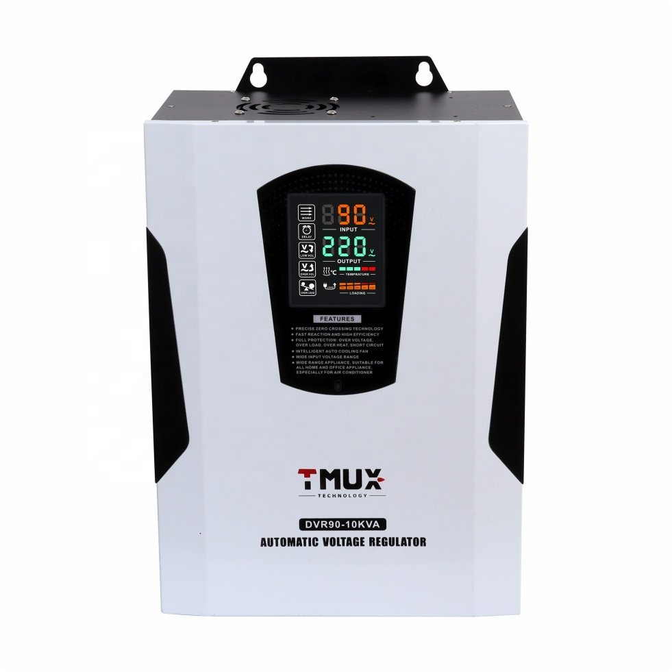 Relay Control HVR90-20KVA Automatic 220VAC Voltage Stabilizer Regulator 10KW/15KW/20KW For Home appliances TV Air Conditioner