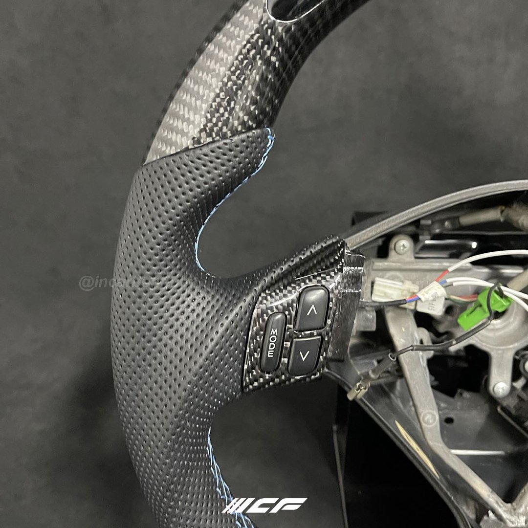 100% Real Carbon Fiber LED Steering Wheel for Subaru STI / WRX