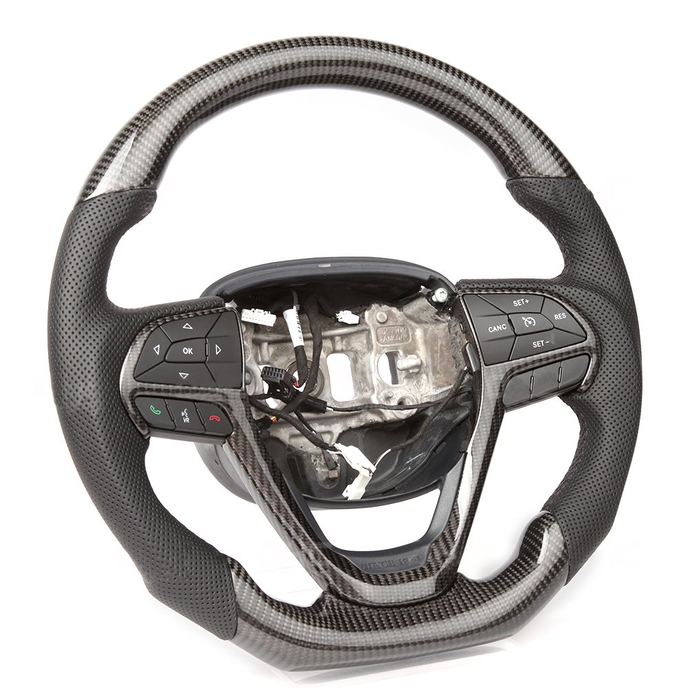 Real Carbon Fiber Steering Wheel For Jeep Grand cherokee Car Steering Wheel