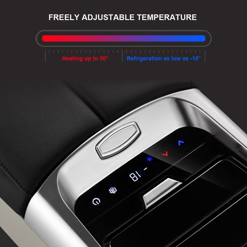 DJZG 2022 New Style Car Accessories Luxury VAN Multifunctional Armrest with Cup Holder Refrigerator for Mercedes
