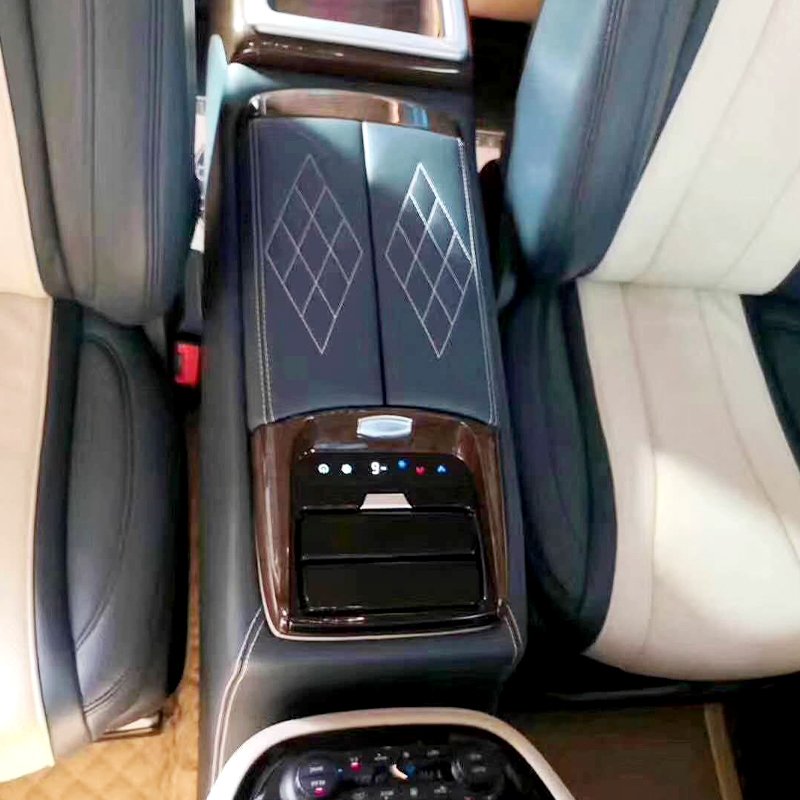 DJZG 2022 New Style Car Accessories Luxury VAN Multifunctional Armrest with Cup Holder Refrigerator for Mercedes