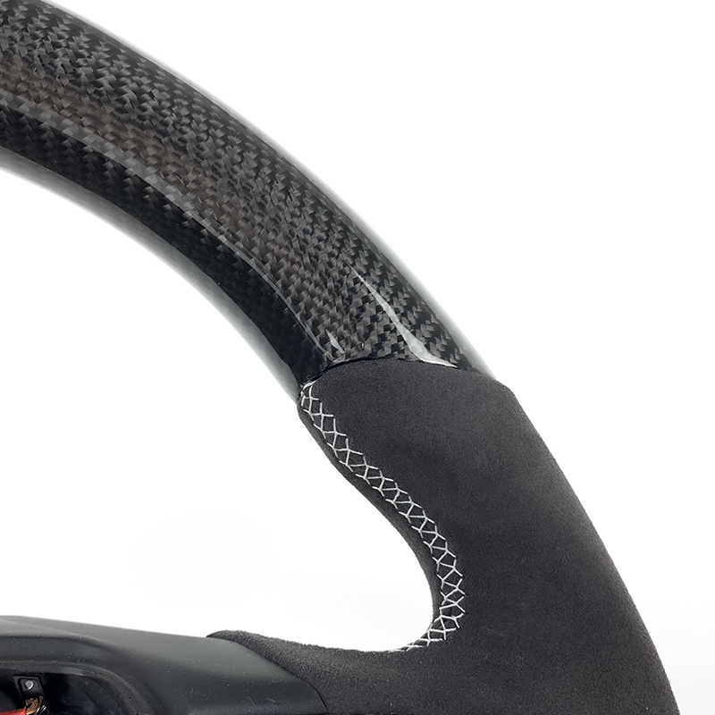 Customized Carbon Fiber Steering Wheel for Ford Focus MK3 Automotive Interior