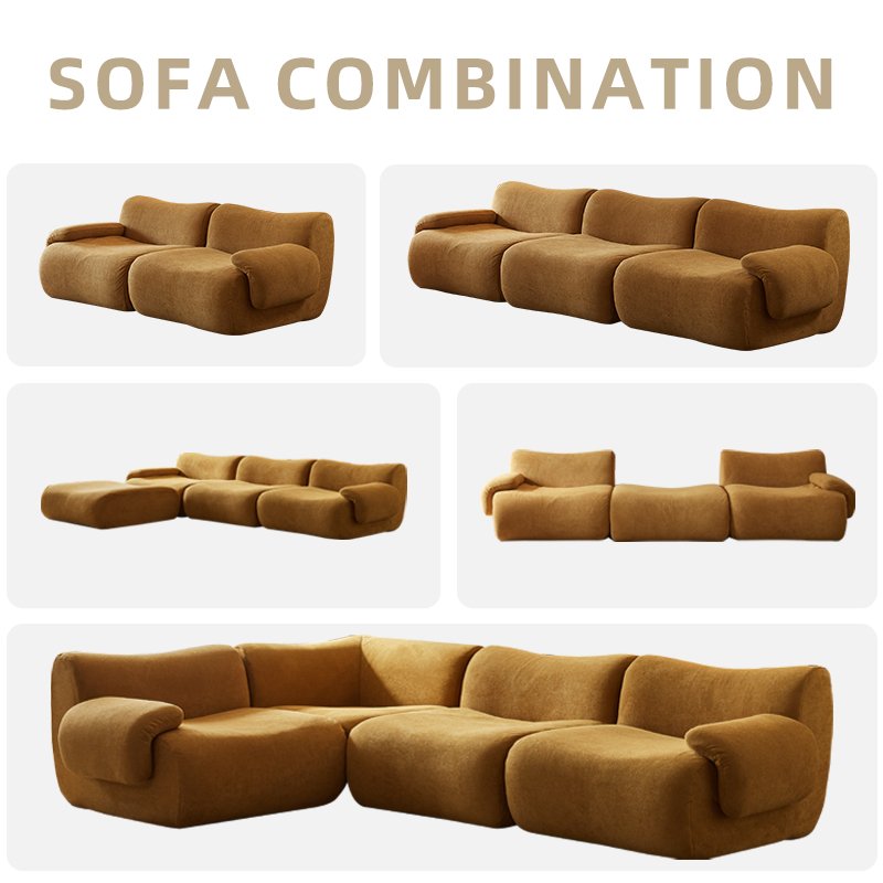 L Shape Compressed Sofa Modular Cheap Set Furniture High Quality Compressed Sofa Foshan Factory Direct Sales