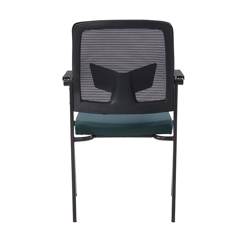 Premium Black Modern Hall Luxury Net Stackable Mesh Visitors Conference Room Office Meeting Chair