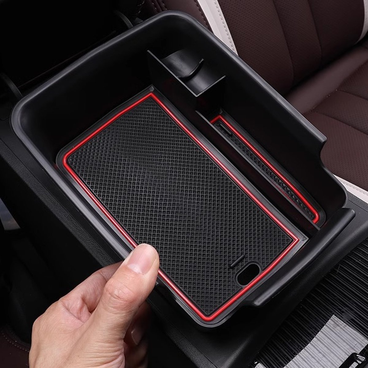CAIXUAN Car Central Armrest Storage Box Center Console Organizer Containers for Geely Monjaro Xingyue L 2021 2022 2023 2024