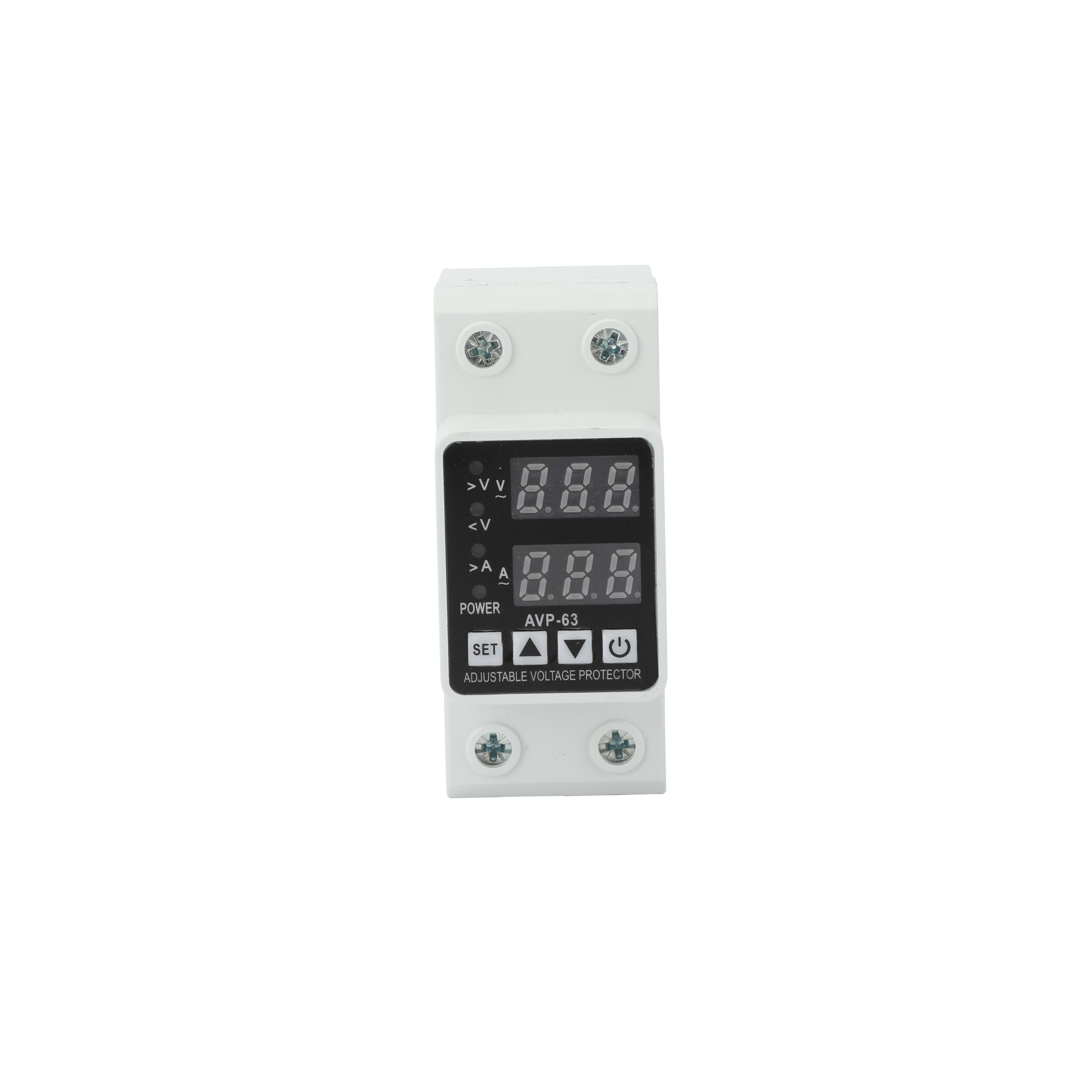Din Rail Adjustable Auto Recovery Over Under Voltage Relay Protector Relay protection Digital Electric 220V Voltage Protector