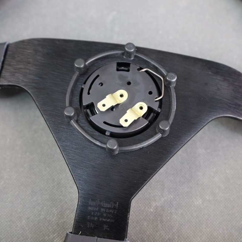 14'' Steering Wheel 350MM Leather Sports Car Steering Wheel Red Yellow Gray Horn Button Universal