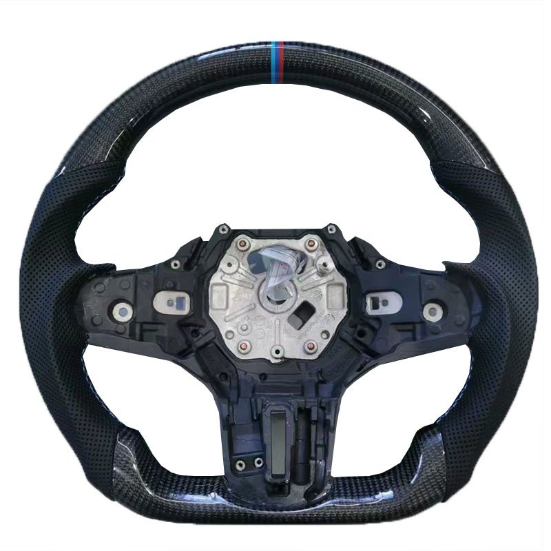Suede Car Carbon fiber Steering Wheel For Alcantara BMW M5 M6 M8 F10 F90 F06 F12 F13 F91 F92 F93 F11 steering wheel carbon fiber