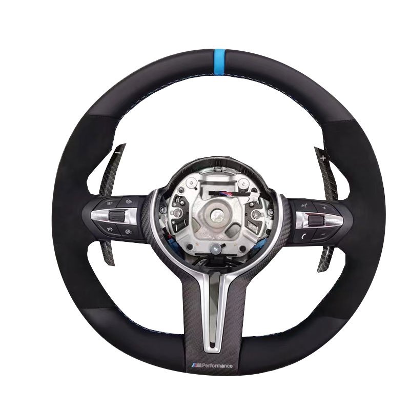 Suede Car Carbon fiber Steering Wheel For Alcantara BMW M5 M6 M8 F10 F90 F06 F12 F13 F91 F92 F93 F11 steering wheel carbon fiber
