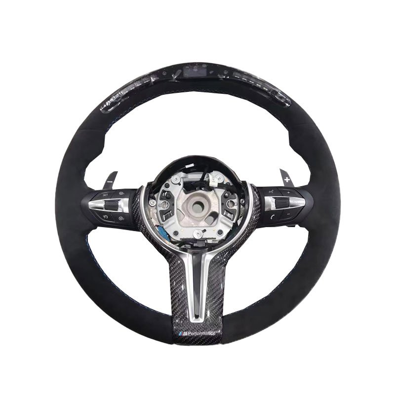 Suede Car Carbon fiber Steering Wheel For Alcantara BMW M5 M6 M8 F10 F90 F06 F12 F13 F91 F92 F93 F11 steering wheel carbon fiber