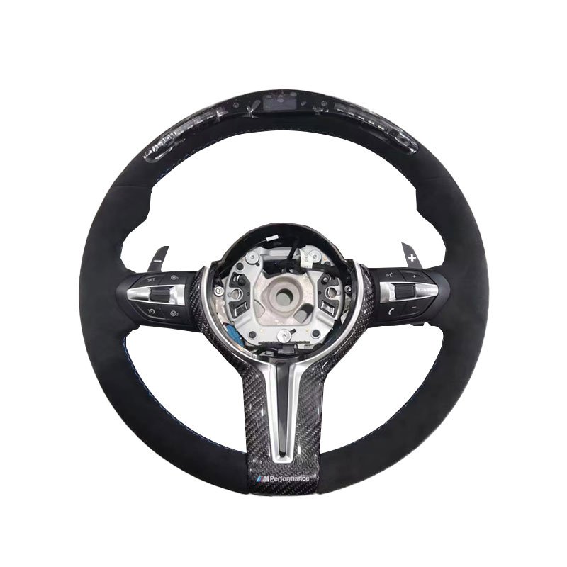Suede Car Carbon fiber Steering Wheel For Alcantara BMW M5 M6 M8 F10 F90 F06 F12 F13 F91 F92 F93 F11 steering wheel carbon fiber