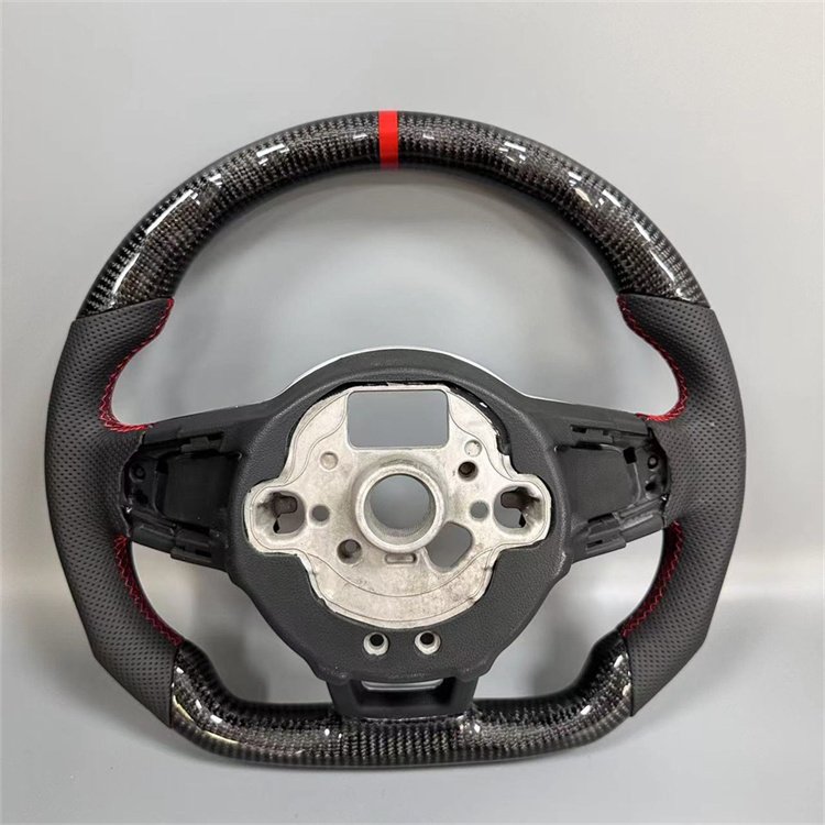 Carbon fiber leather sports steering wheel quality suitable modified car steering wheel