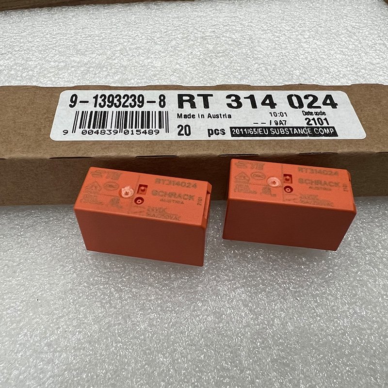 TE RT314024 RELAY GEN PURPOSE SPDT 16A 24V Made in Austria New and Original in Stock
