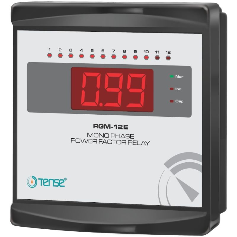 12 Level Mono-Phase Power Factor Controller with LED Display Screen RGM-12E