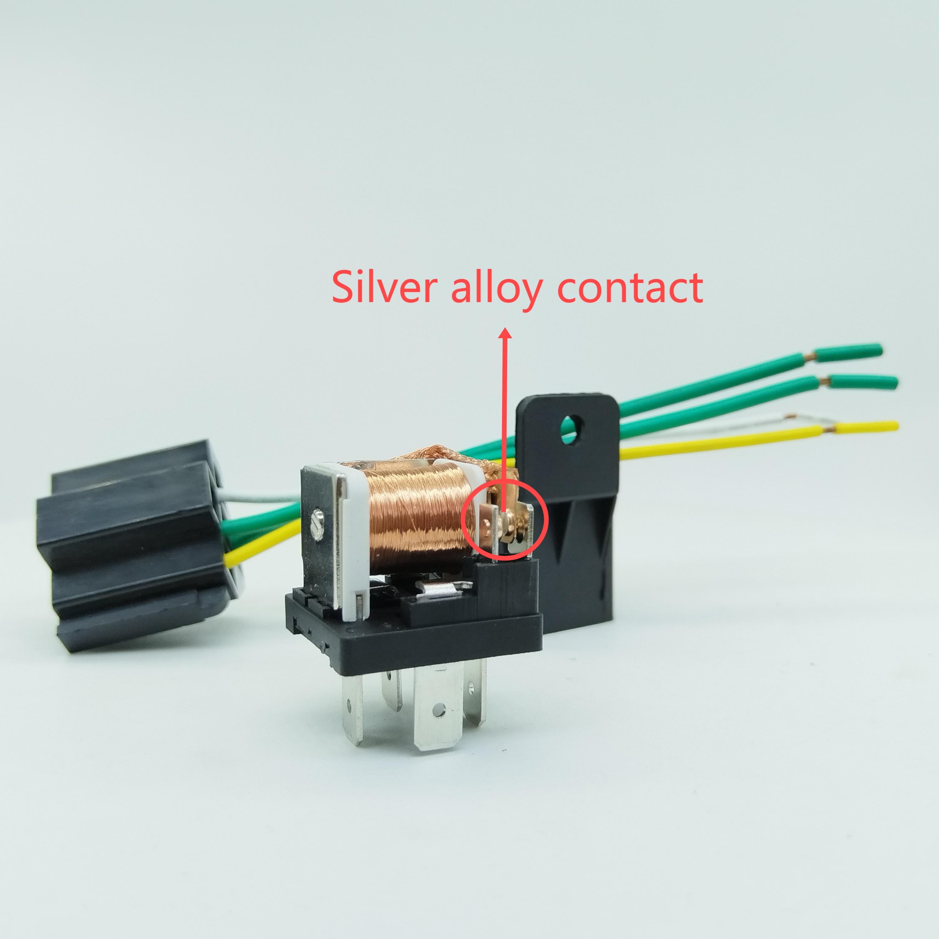 Hot Sale 12V 40A Electric Car Relay and Socket Connector for Auto 12v