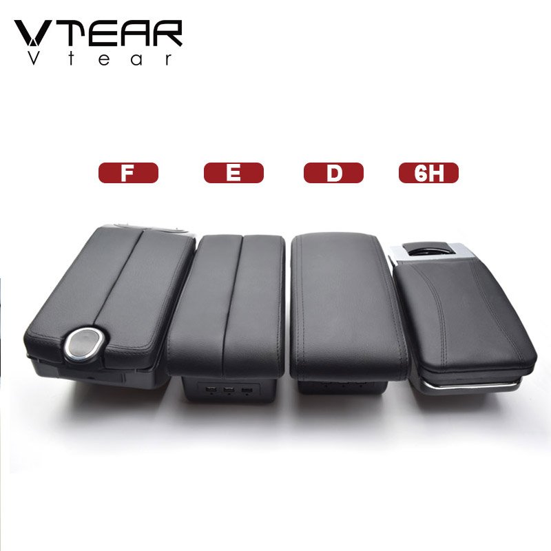 Vtear for Mazda 2 Mazda2 Demio Armrest Interior Center Console Storage Box Arm Rest Car-styling Decoration Accessories Parts