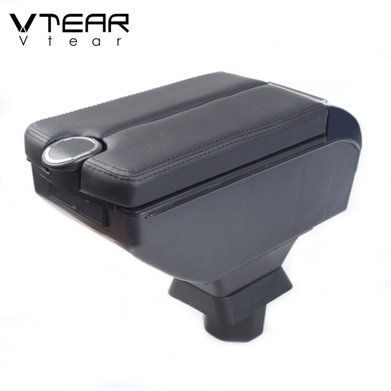Vtear for Mazda 2 Mazda2 Demio Armrest Interior Center Console Storage Box Arm Rest Car-styling Decoration Accessories Parts
