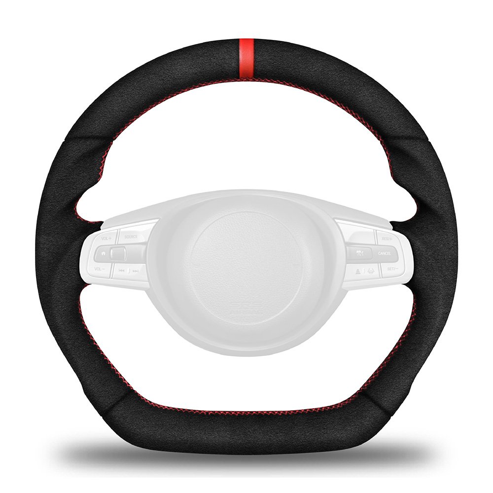 New Style Individuation Race Car Steering Wheel UnISex Ergonomic Alcantara Steering Wheel
