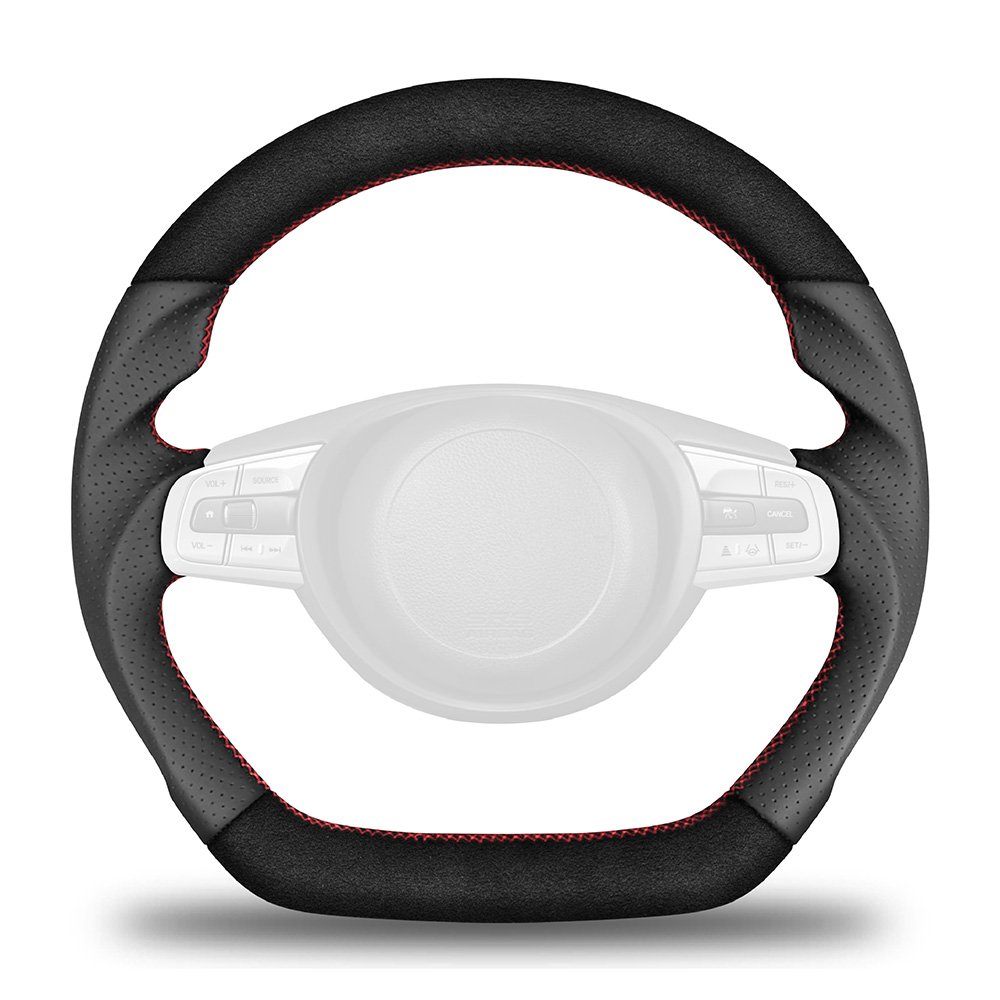 New Style Individuation Race Car Steering Wheel UnISex Ergonomic Alcantara Steering Wheel