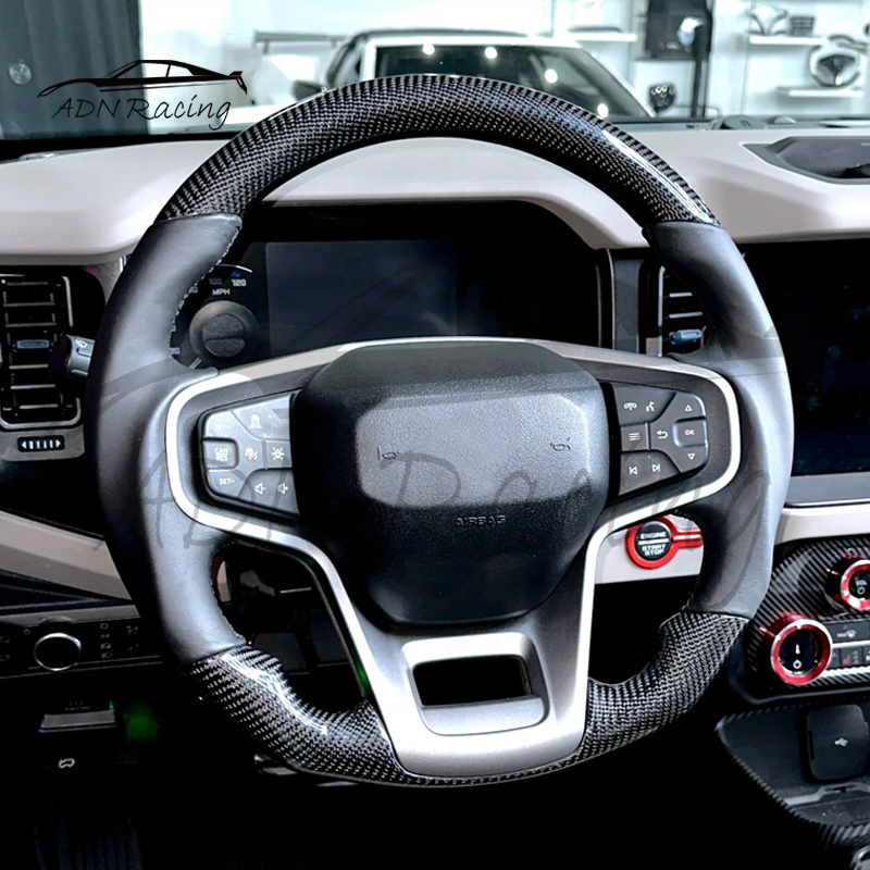 Custom-made Carbon Fiber Steering Wheel For Ford Bronco 2021+