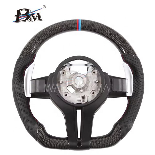 Carbon Fiber Steering Wheel For BMW Car 2009-2016 M5/F10 Series F01 F02 F03 F04 Chassis 5-7 2015 2016 By BM Volante Wholesale