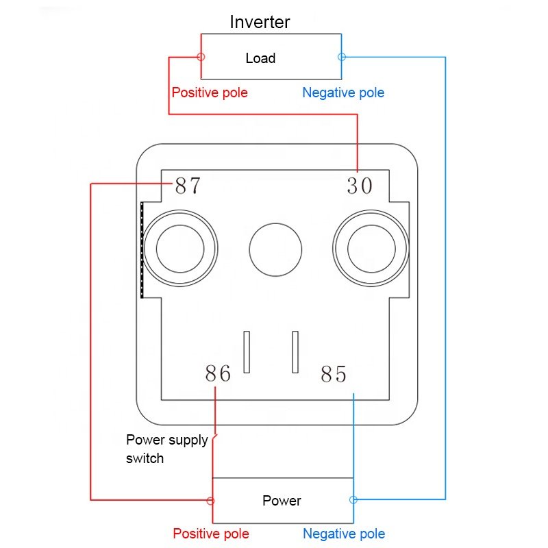 Dustproof SPST 4 Pin 100A 24A High Current Relay Starting Auto Relay for Car Truck Boat Marine
