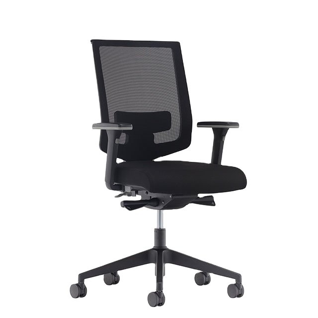 Swivel Modern Office Chair Ergonomic Leather Executive Office Ergonomic Mesh Chair With Arm Rest